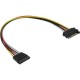 InLine® SATA power supply extension cable, SATA M F 1m 29651C